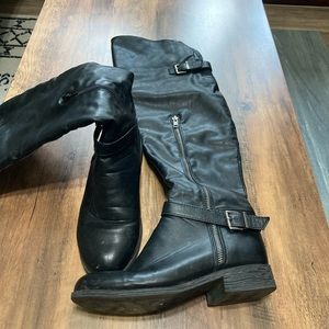 Black OTK Boots
